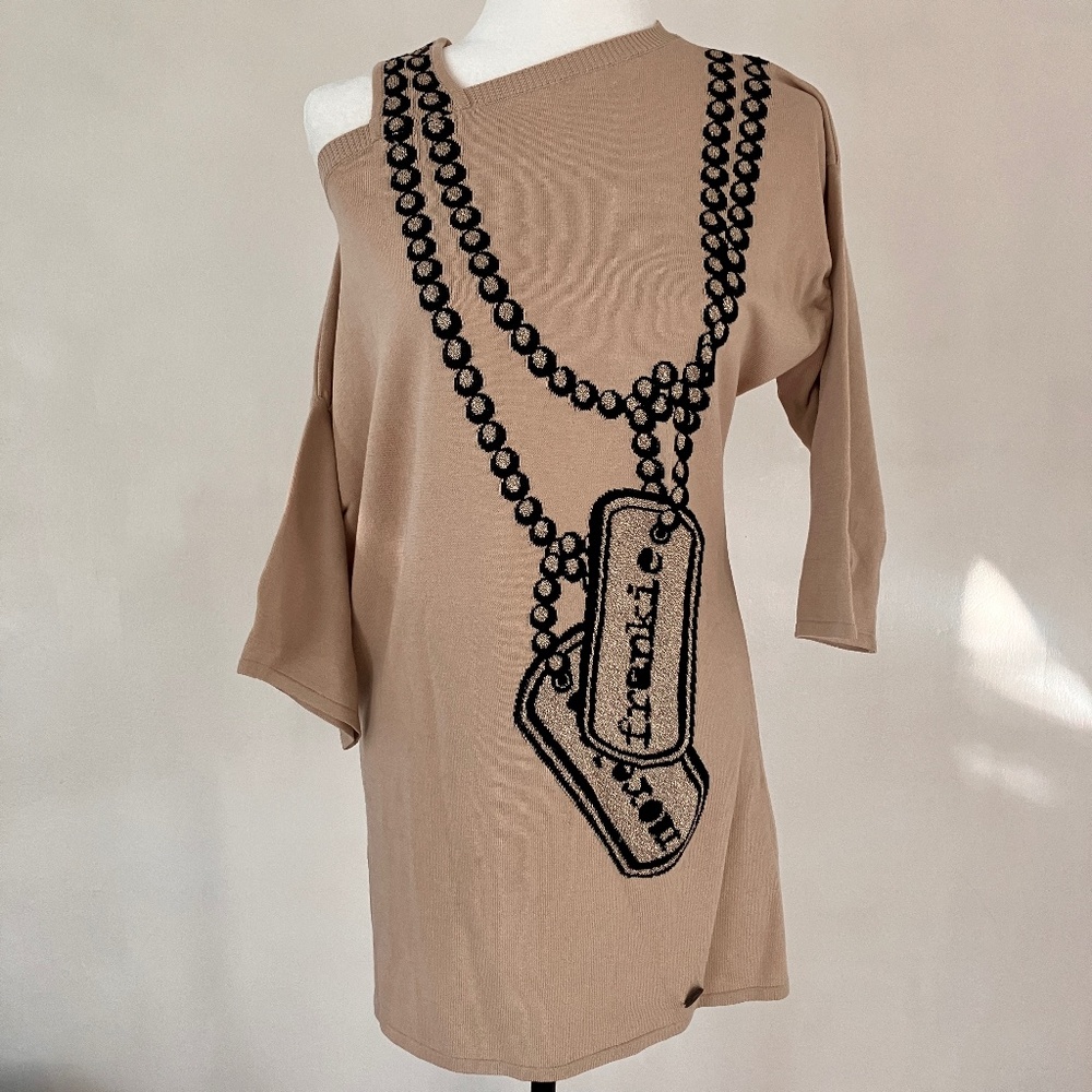 FRANKIE MORELLO OFF THE SHOULDER ITALIAN KNIT - Picture 2 of 13